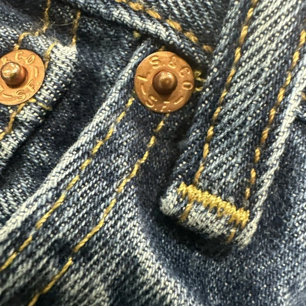 Retro Levi's‎ 501 Jeans Mens Size 38x30 (36x29.5) Blue Original Straight Denim